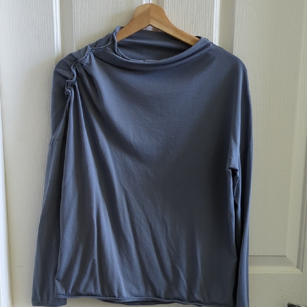 COS Blue Long Sleeve Tee
